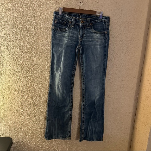 Big Star Denim - Big Star Women's Straight Leg Casey Jeans Size 28R Embroidered Back Pockets